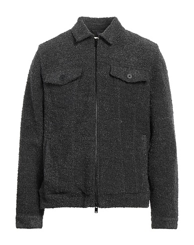 JOHN VARVATOS Giubbotto Antracite 50% Acrilico, 35% Poliestere, 15% Cotone
