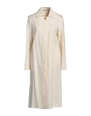 TAGLIATORE 02-05 Full-length jacket Ivory 59% Cotton, 34% Linen, 7% Polyamide