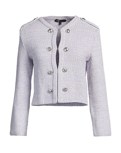 MAJE Jacket Lilac 40% Polyester, 31% Cotton, 18% Viscose, 6% Linen, 5% Polyamide