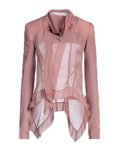 RICK OWENS Jacket Antique rose 100% Silk