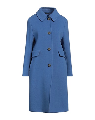 VITTORIALATA Coat Pastel blue 72% Wool, 25% Polyamide, 3% Cashmere