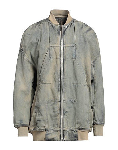 RICK OWENS デニムブルゾン ブルー コットン 100%