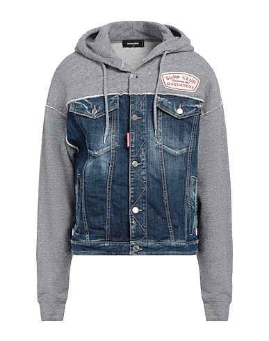 DSQUARED2 Denim jacket BLU 100% Cotton, Elastane