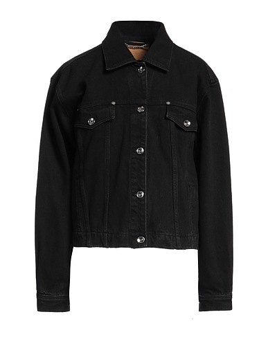 1989 STUDIO Giubbotto jeans Nero 100% Cotone