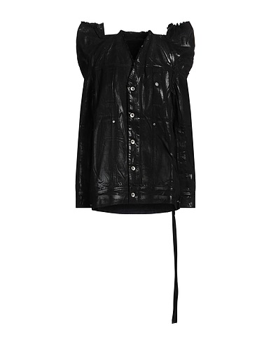 DRKSHDW by RICK OWENS Denim jacket Black 100% Cotton