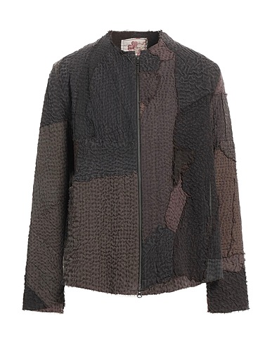 BY WALID Jacket Dark brown 100% Linen