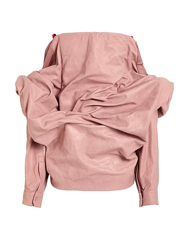 RICK OWENS トップス オープンショルダー アンティークローズ 牛革（カーフ） 100%