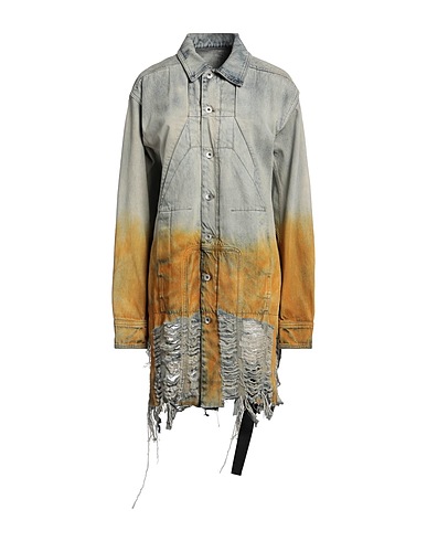 DRKSHDW by RICK OWENS Giubbotto jeans Blu 100% Cotone