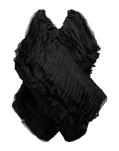 RICK OWENS Cloak Black 100% Silk