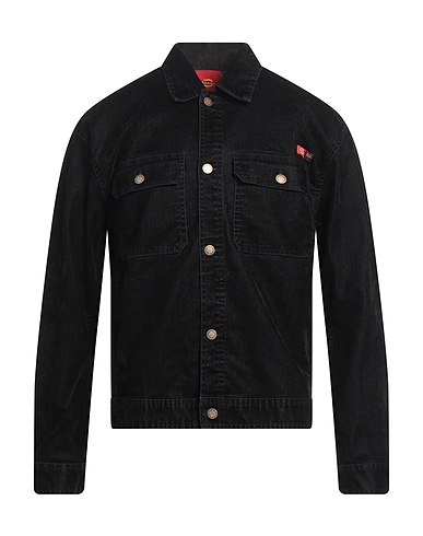 DICKIES x OPENING CEREMONY Giubbotto jeans Nero 93% Cotone, 5% Viscosa, 2% Elastan