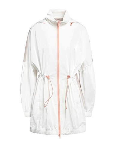 ARMANI EXCHANGE Lange Jacke Weiß 100% Polyamid, Polyurethan