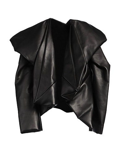 RICK OWENS Jacket Black 100% Cotton, Virgin Wool