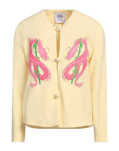 OPENING CEREMONY Jacket Yellow 88% Polyester, 12% Elastane