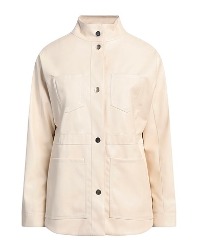 CARACTÈRE Jacket Beige 100% Polyester, Polyurethane