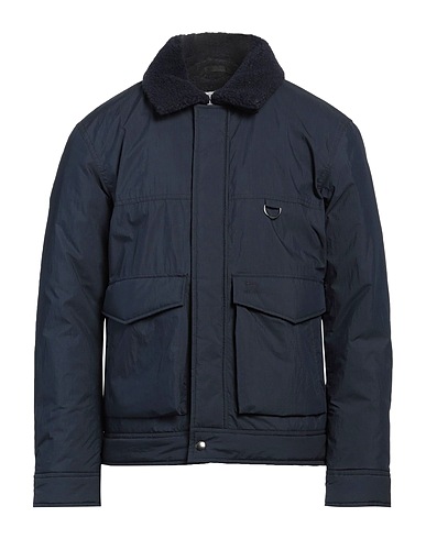 WOOLRICH Giubbotto Blu notte 61% Cotone, 39% Poliammide, Poliestere, Lana