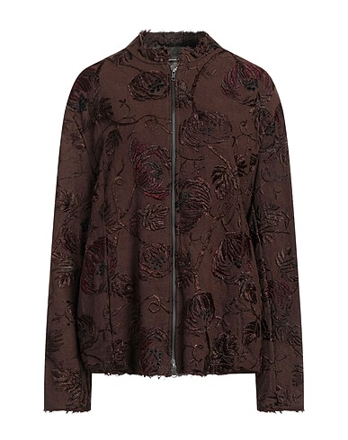 BY WALID Jacket Dark green 100% Cotton