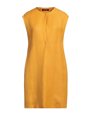 MAX MARA STUDIO Full-length jacket Marigold 82% Linen, 18% Viscose