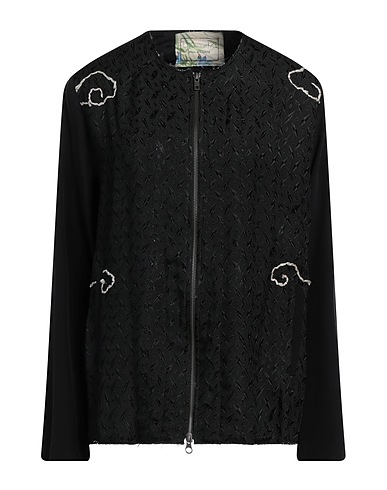 BY WALID Jacket Black 100% Silk