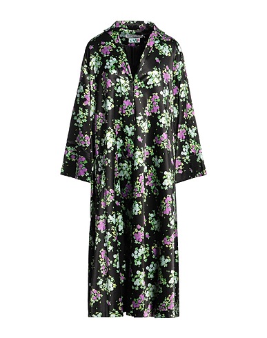 BERNADETTE Lange Jacke Schwarz 57% Viskose, 40% Baumwolle, 3% Elastan