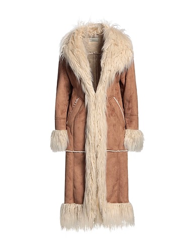 VICOLO Teddy Coat Camel 100% Polyester