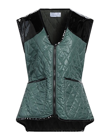 JULIA SEEMANN Vest Military green 100% Polyester