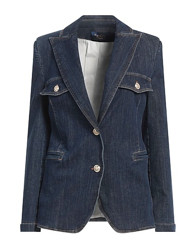 KAOS JEANS テーラードジャケット ブルー コットン 92% / ポリエステル 6% / ポリウレタン 2%