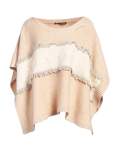 D.EXTERIOR Cape Beige 90% Wool, 10% Polyamide
