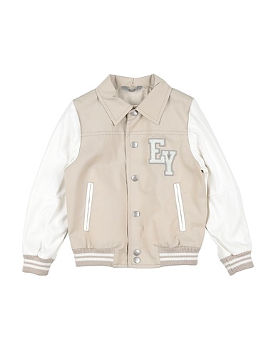 ELEVENTY Jacket Beige 94% Cotton, 6% Polyurethane, Polyester
