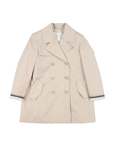 ELEVENTY Full-length jacket Beige 94% Cotton, 6% Polyurethane