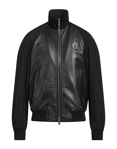 DSQUARED2 Jacket Black 100% Cow leather