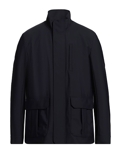 EMPORIO ARMANI Jacket Navy 78% Polyamide, 22% Elastane, Polyester