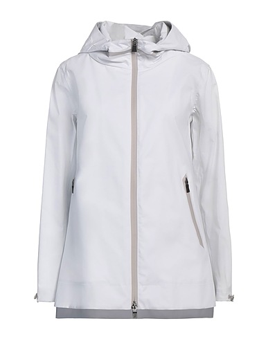 HERNO Jacket LAMINAR Off white 100% Cotton, Polyester, Polyurethane