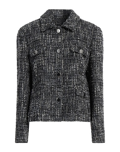 TAGLIATORE 02-05 Blouson Noir 30% Acrylique, 24% Polyester, 23% Polyamide, 15% Laine, 8% Coton