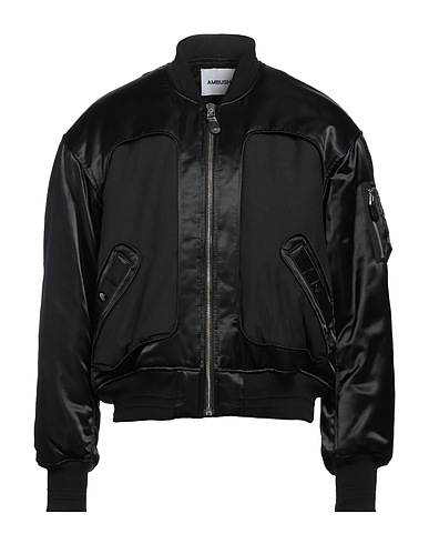AMBUSH Bomber Nero 65% Poliammide, 35% Cotone, Acrilico, Lana, Pelle