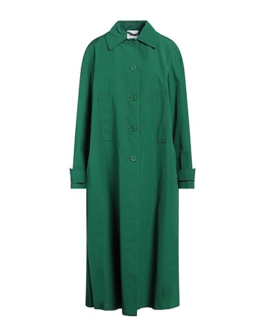 ASPESI Full-length jacket Green 53% Cotton, 47% Polyester