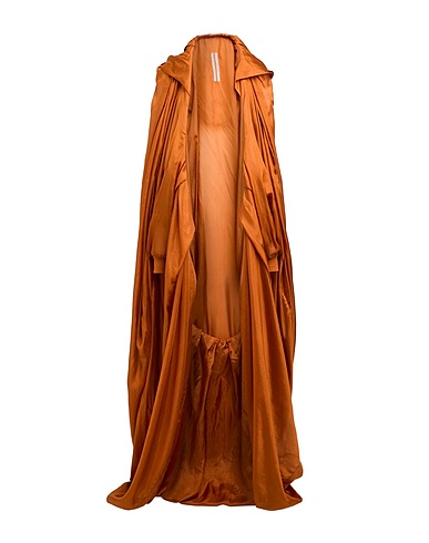 RICK OWENS Soprabito Cuoio 100% Seta, Cotone