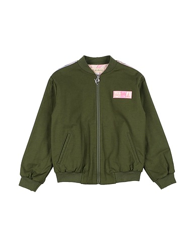 PUCCI Jacket Military green 97% Cotton, 3% Elastane, Viscose