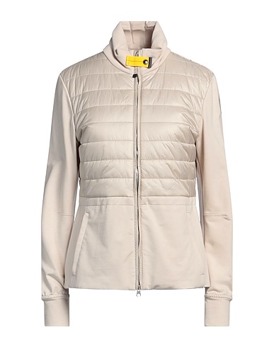 PARAJUMPERS Shell jacket Beige 100% Polyamide, Cotton, Elastane