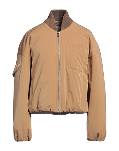 GANNI Bomber Camel 100% Recycled polyester