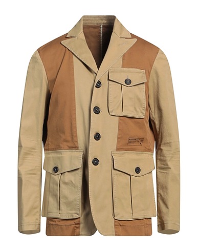 DSQUARED2 Jacket Camel 97% Cotton, 3% Elastane