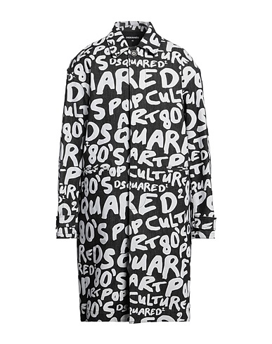 DSQUARED2 Denim jacket Black 92% Cotton, 6% Elastomultiester, 2% Elastane