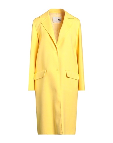 MANZONI 24 Coat Yellow 100% Wool