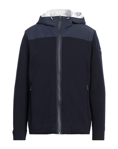 PAUL & SHARK Jacket Midnight blue 100% Virgin Wool, Polyester