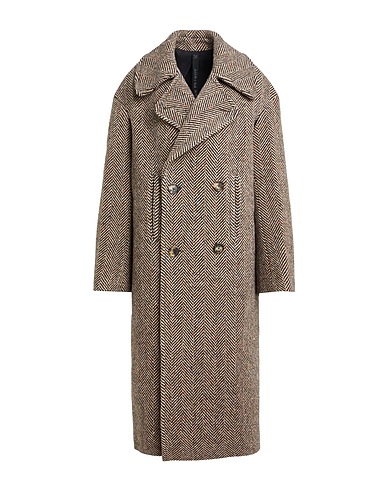 PETAR PETROV Coat Khaki 100% Virgin Wool