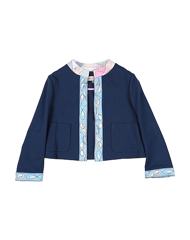 PUCCI Jacket Midnight blue 67% Viscose, 28% Polyamide, 5% Elastane