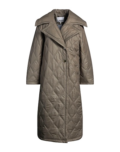 GANNI Steppjacke Khaki 100% Recyceltes Polyamid
