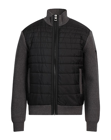 GUESS Jacket Charcoal 100% Nylon, Viscose, Polyester