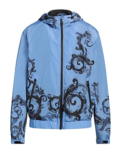 VERSACE JEANS COUTURE Jacket Light blue 100% Polyester
