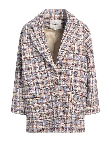 BA&SH Coat Lilac 47% Polyester, 30% Wool, 19% Acrylic, 3% Polyamide, 1% Viscose