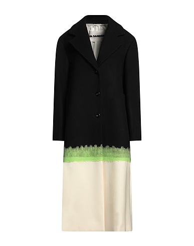 JIL SANDER Coat Black 100% Virgin Wool, Wool